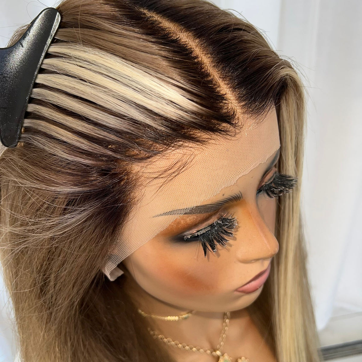 ELISE | FULL LACE STRETCH CAP | M-L