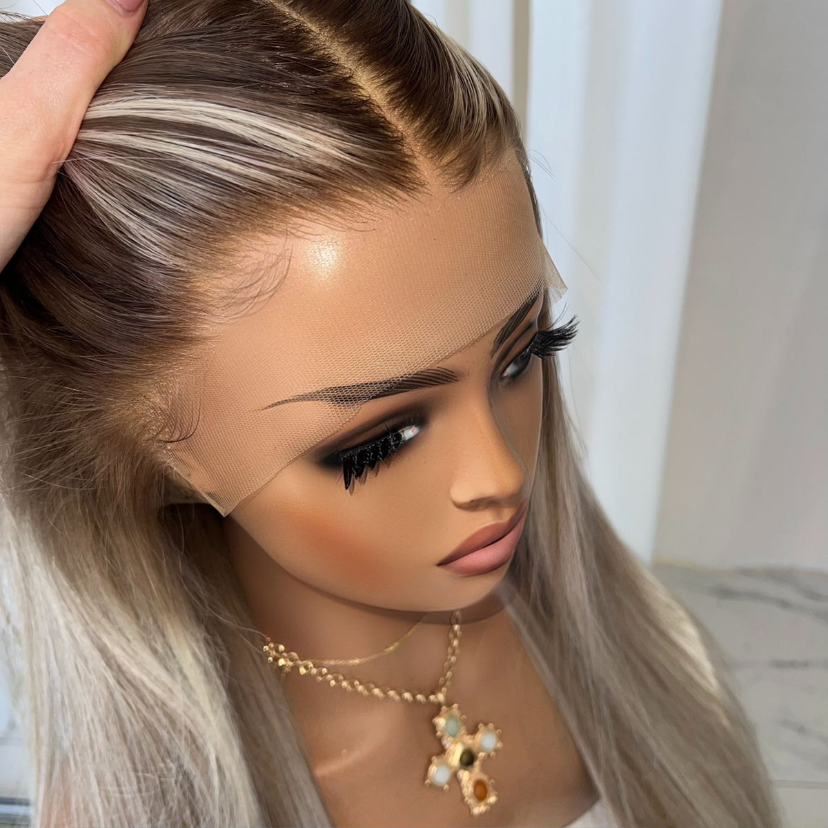 ASH | HD FULL LACE STRETCH CAP | XS-S