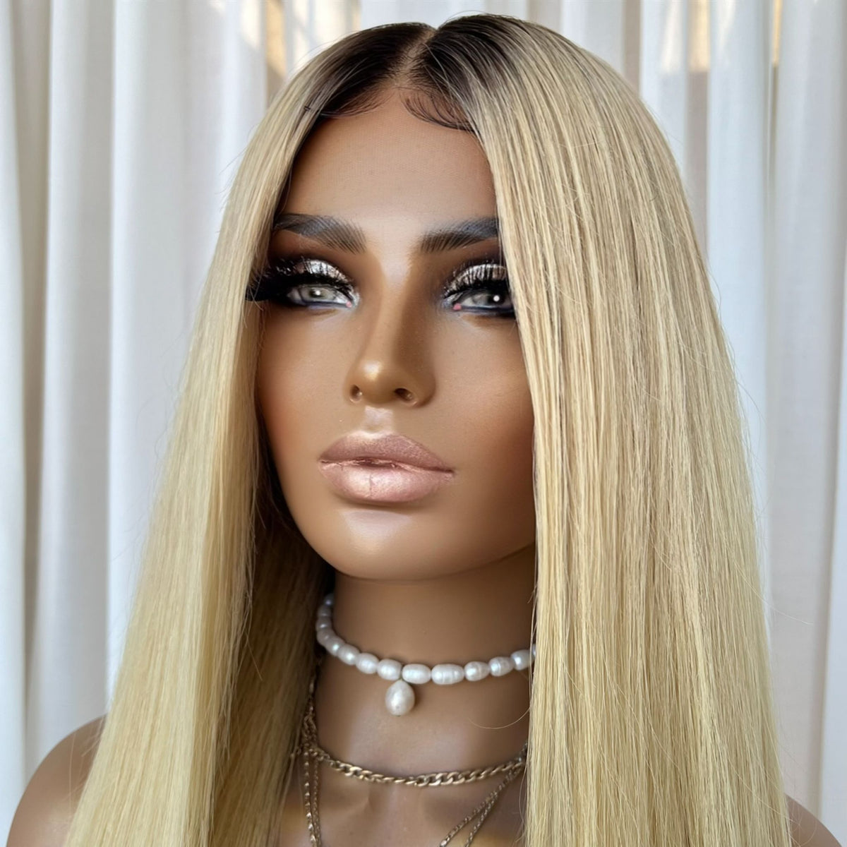 YEEZY GOLD | HD FULL LACE STRETCH CAP | S-M | MADE TO ORDER