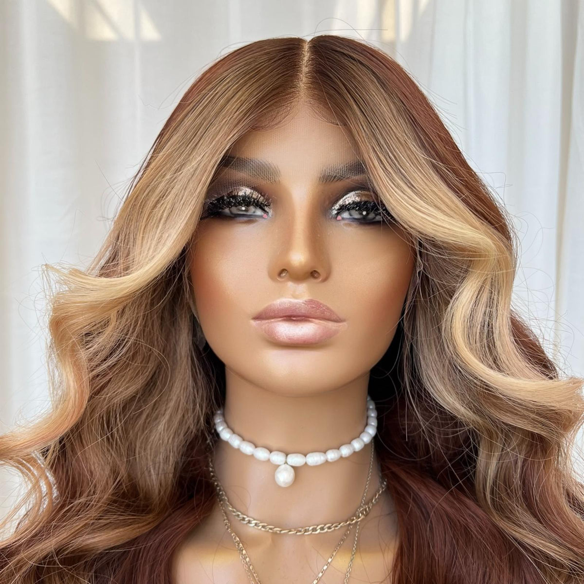 JAMIE | HD FULL LACE STRETCH CAP | M-L