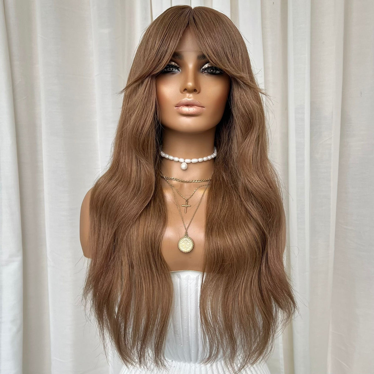 NATALIE | FULL LACE STRETCH CAP | CUSTOM MADE