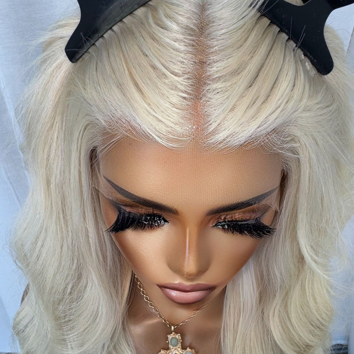 KING KYLIE PLATINUM | FULL LACE STRETCH CAP | MADE TO ORDER