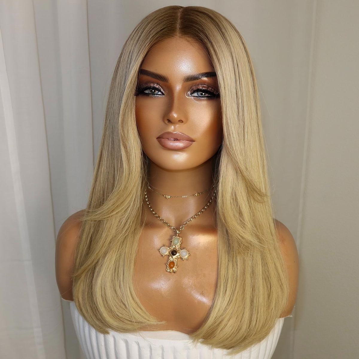 BIANKA | HD FULL LACE STRETCH CAP | S-M