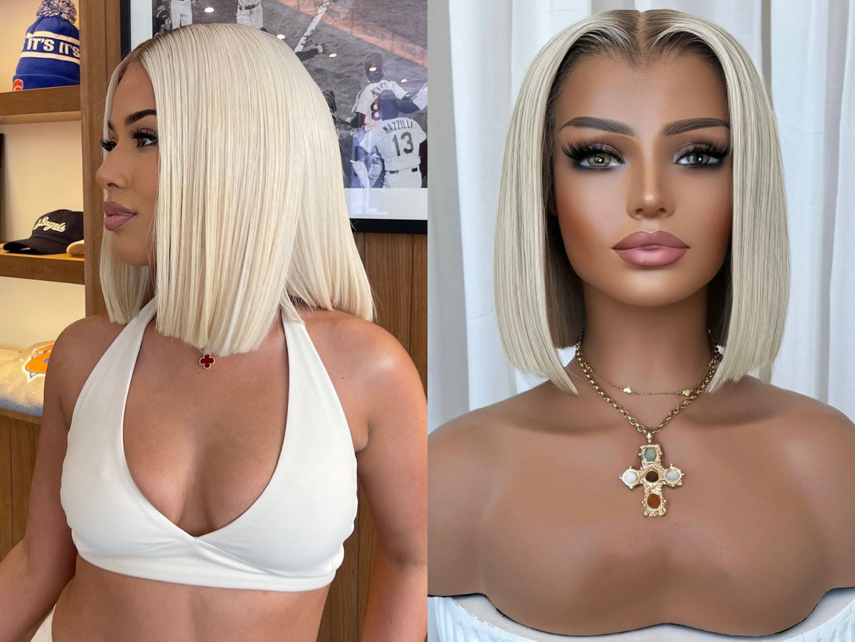 MONROE BOB LAGOS HAIRLINE | HD FULL LACE STRETCH CAP | XS-S