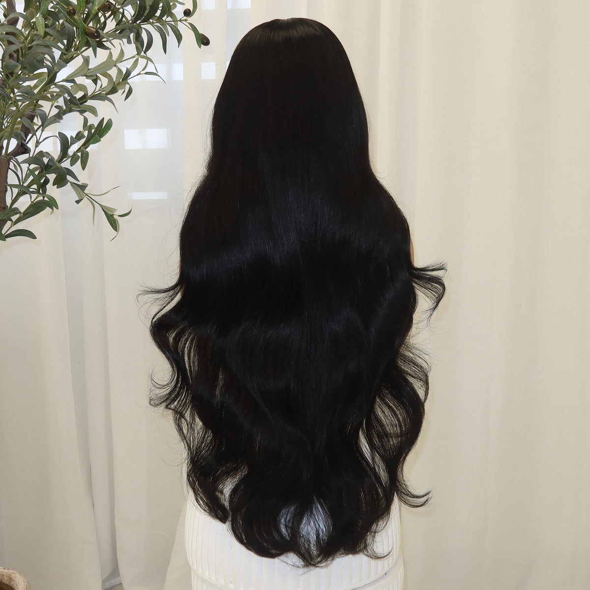 KING KYLIE BLACK WAVY | HD FULL LACE STRETCH CAP