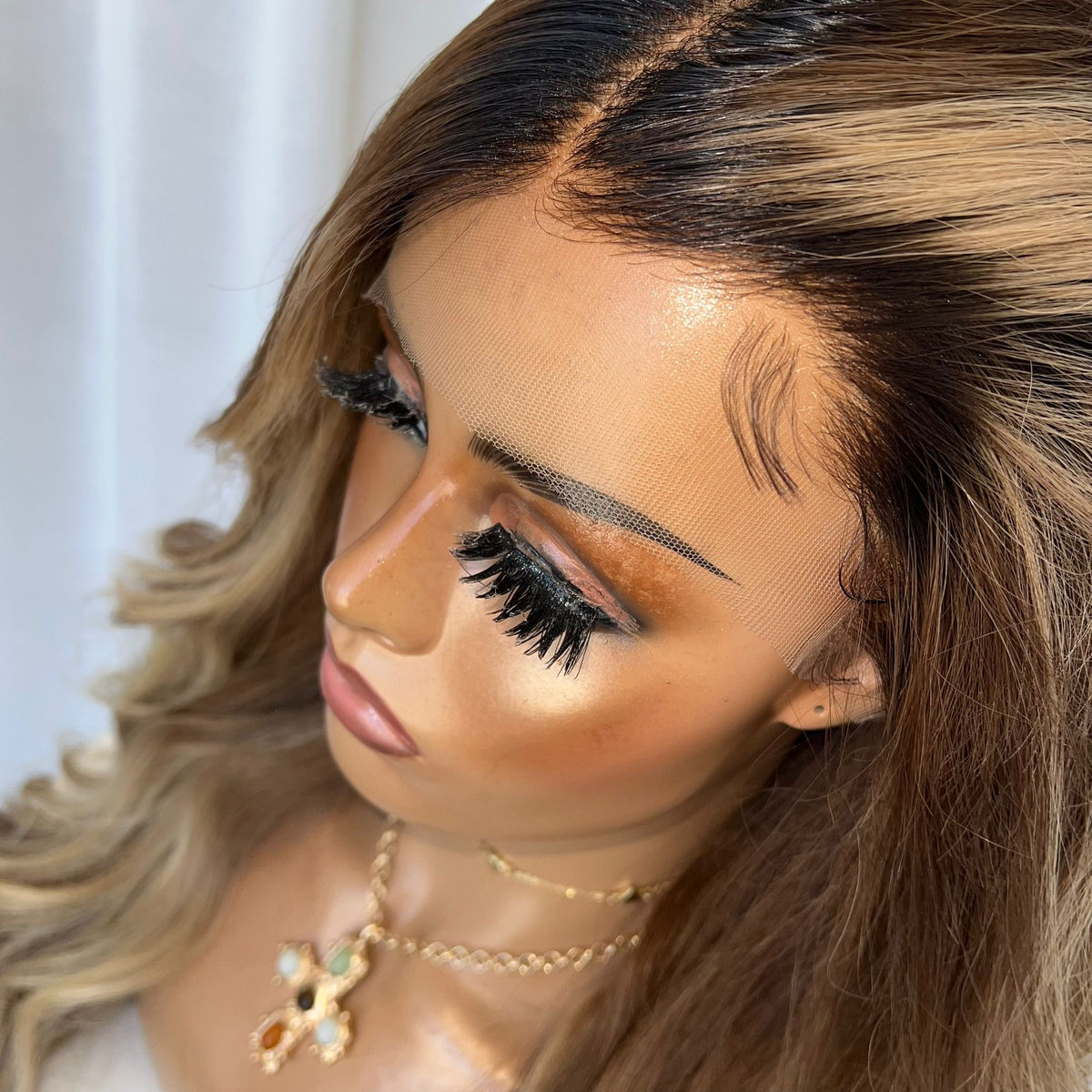 KING KYLIE GOLD | HD FULL LACE STRETCH CAP | XS-S