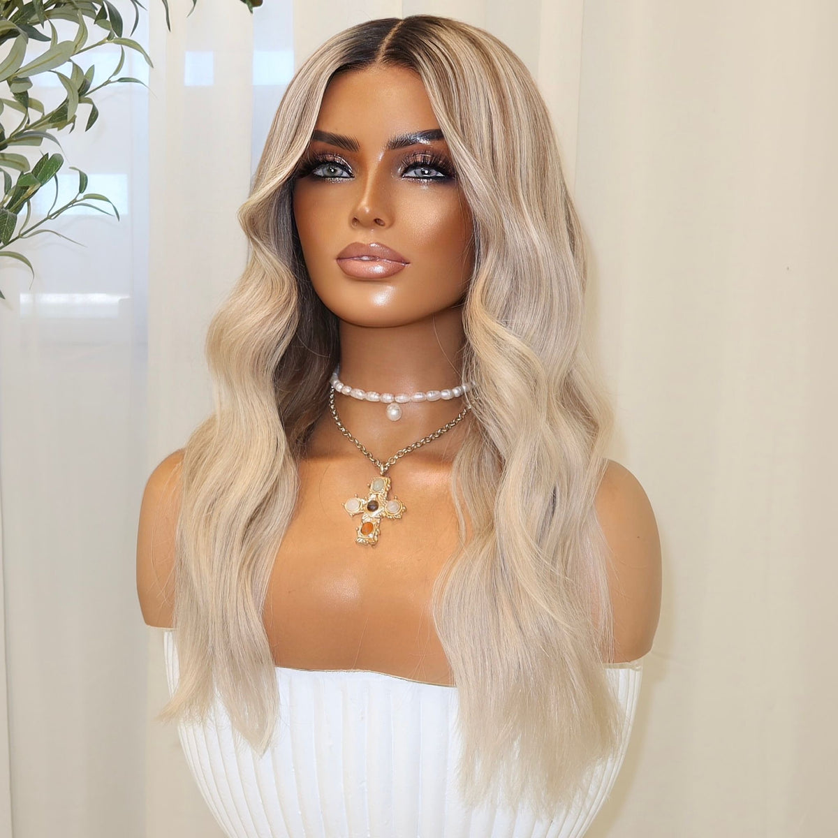 DAISY BLONDE | HD FULL LACE STRETCH CAP