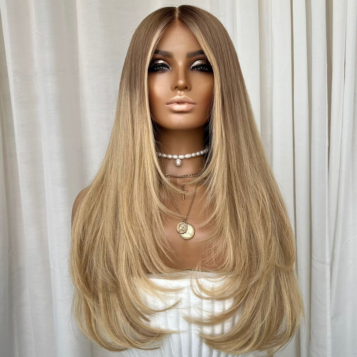 CAPRI | HD FULL LACE STRETCH CAP | S-M | MADE TO ORDER