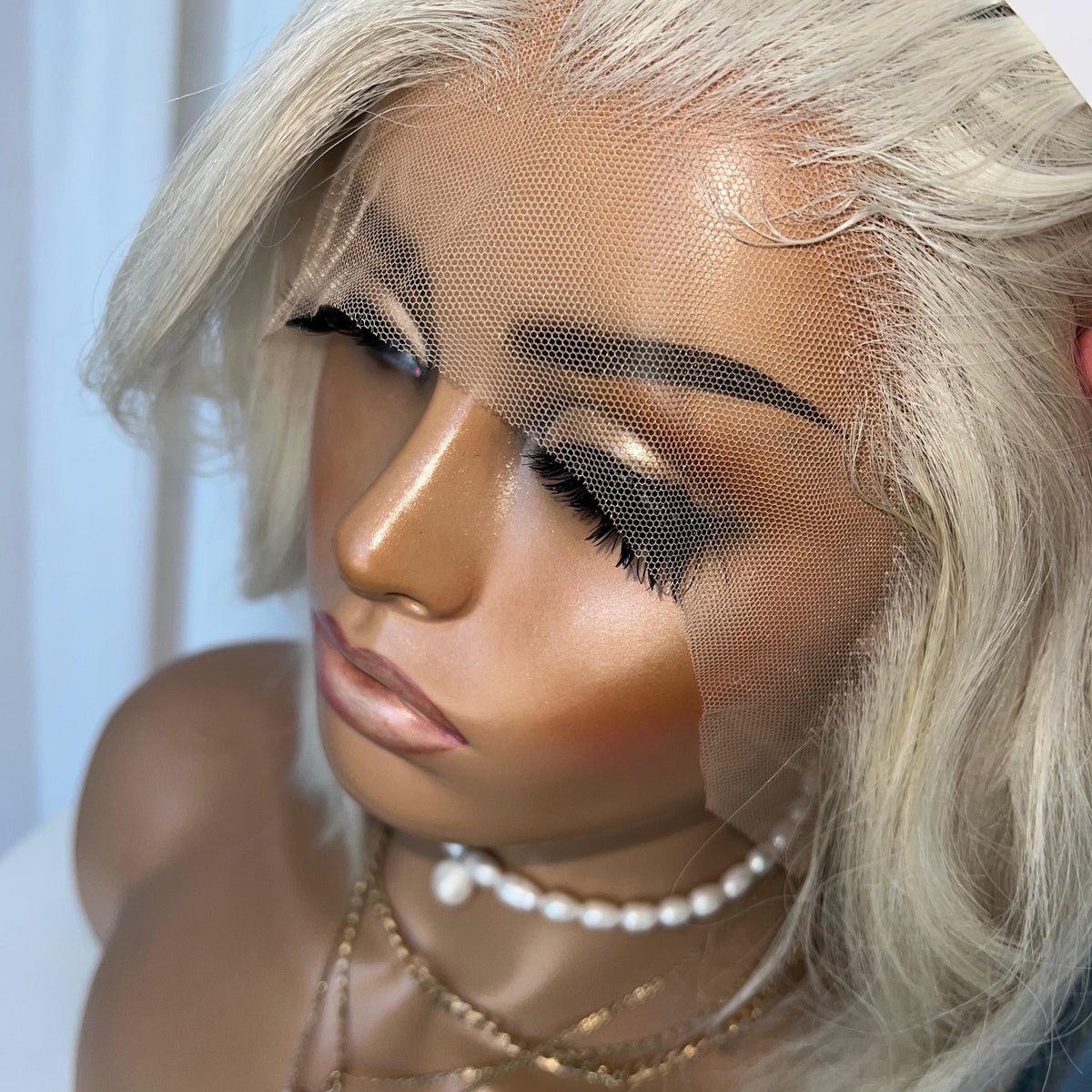 KING KYLIE PLATINUM | FULL LACE STRETCH CAP | M-L | MADE TO ORDER