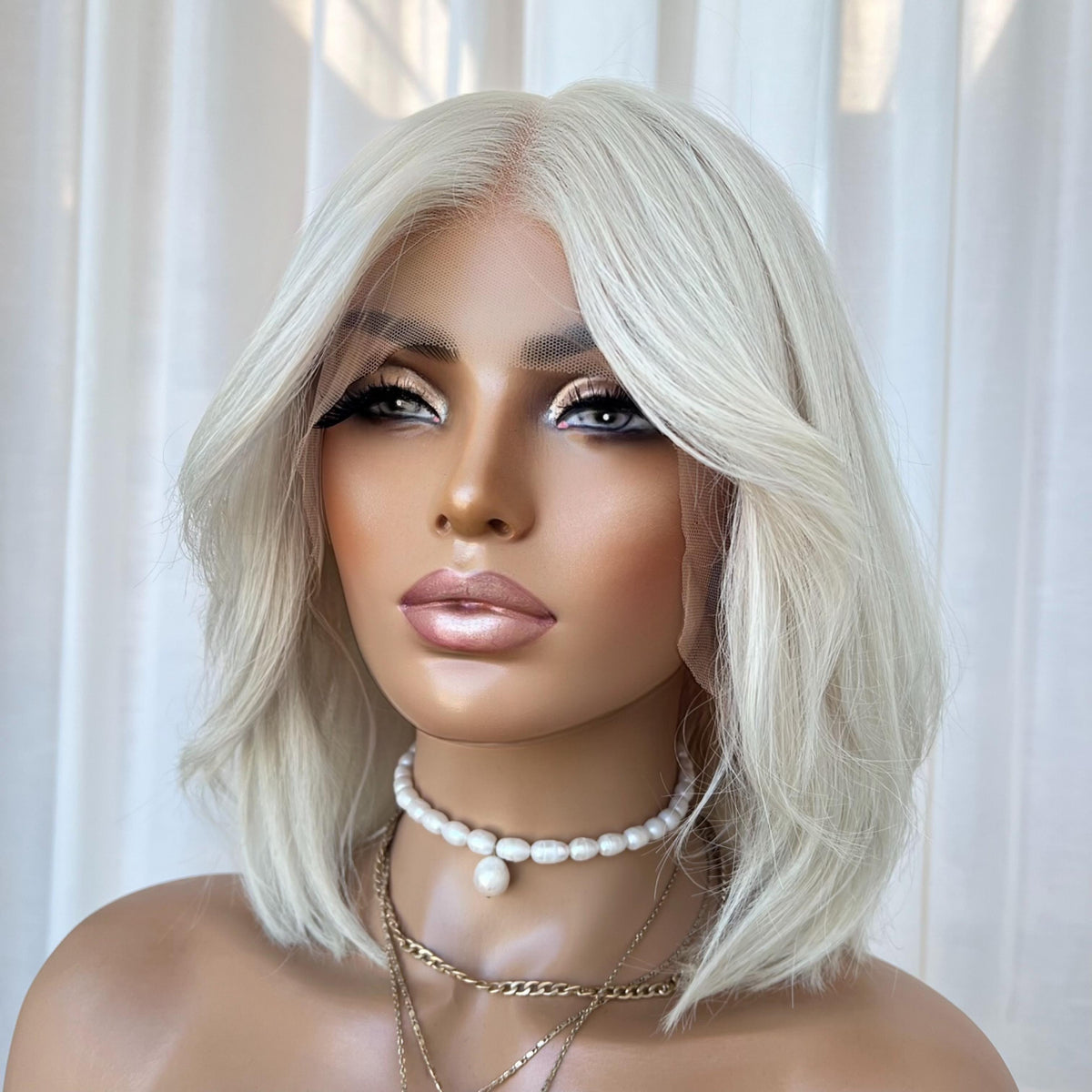 KING KYLIE PLATINUM | FULL LACE STRETCH CAP | M-L | MADE TO ORDER