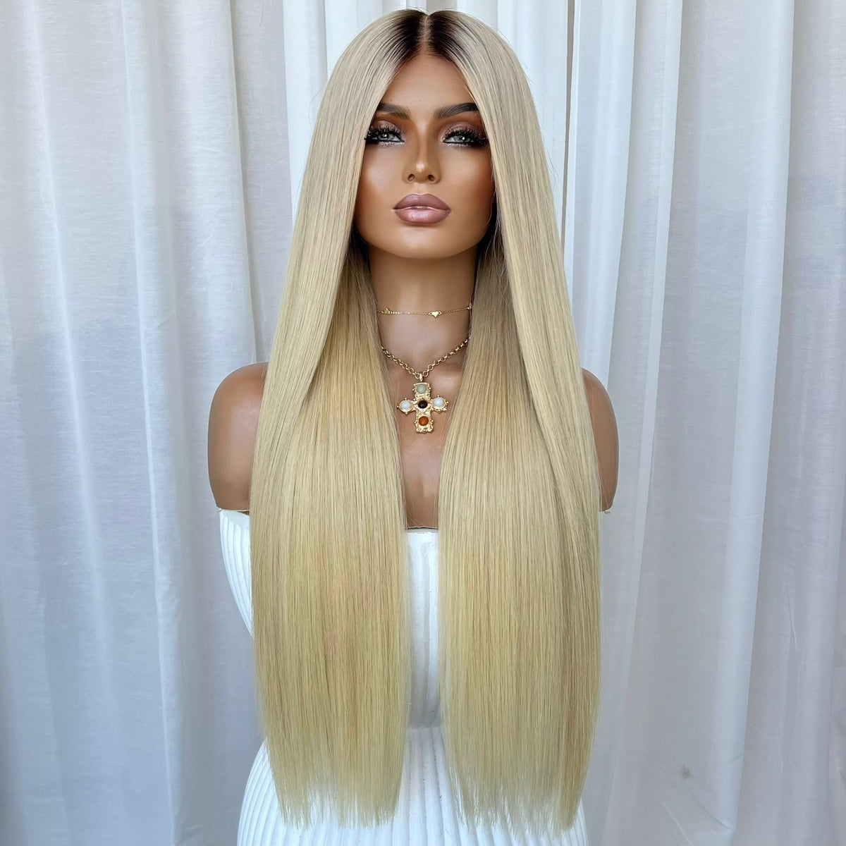 RUSSIAN BLONDE | HD FULL LACE STRETCH CAP | CUSTOM MADE