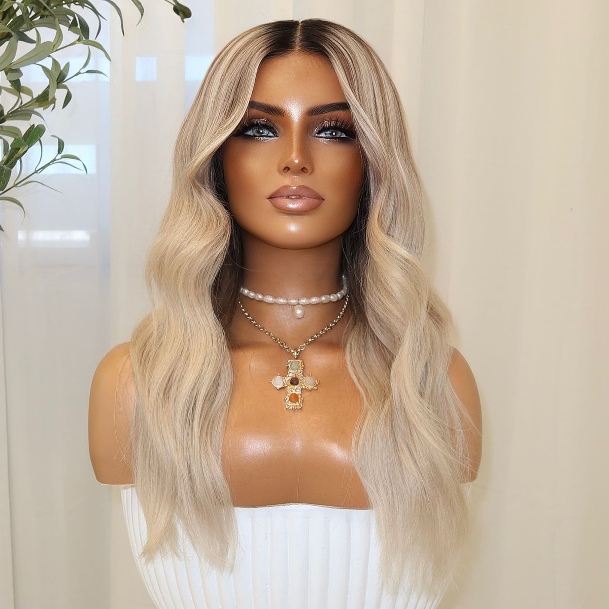 DAISY BLONDE | HD FULL LACE STRETCH CAP
