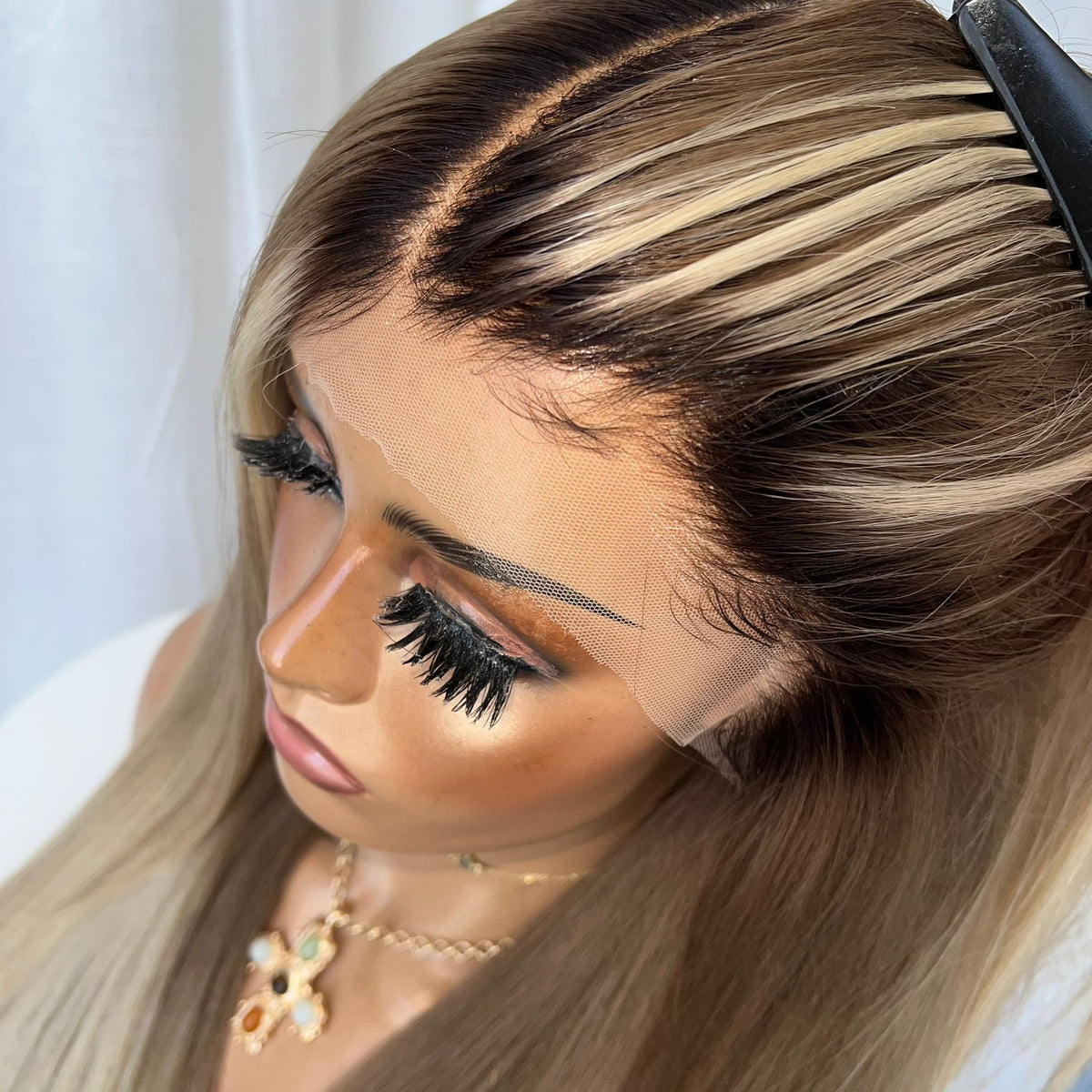 ELISE | FULL LACE STRETCH CAP | M-L