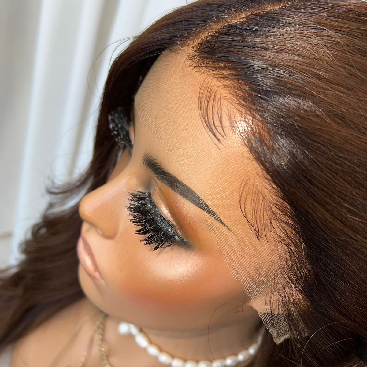 MADISON BROWN | HD FULL LACE STRETCH CAP | S-M