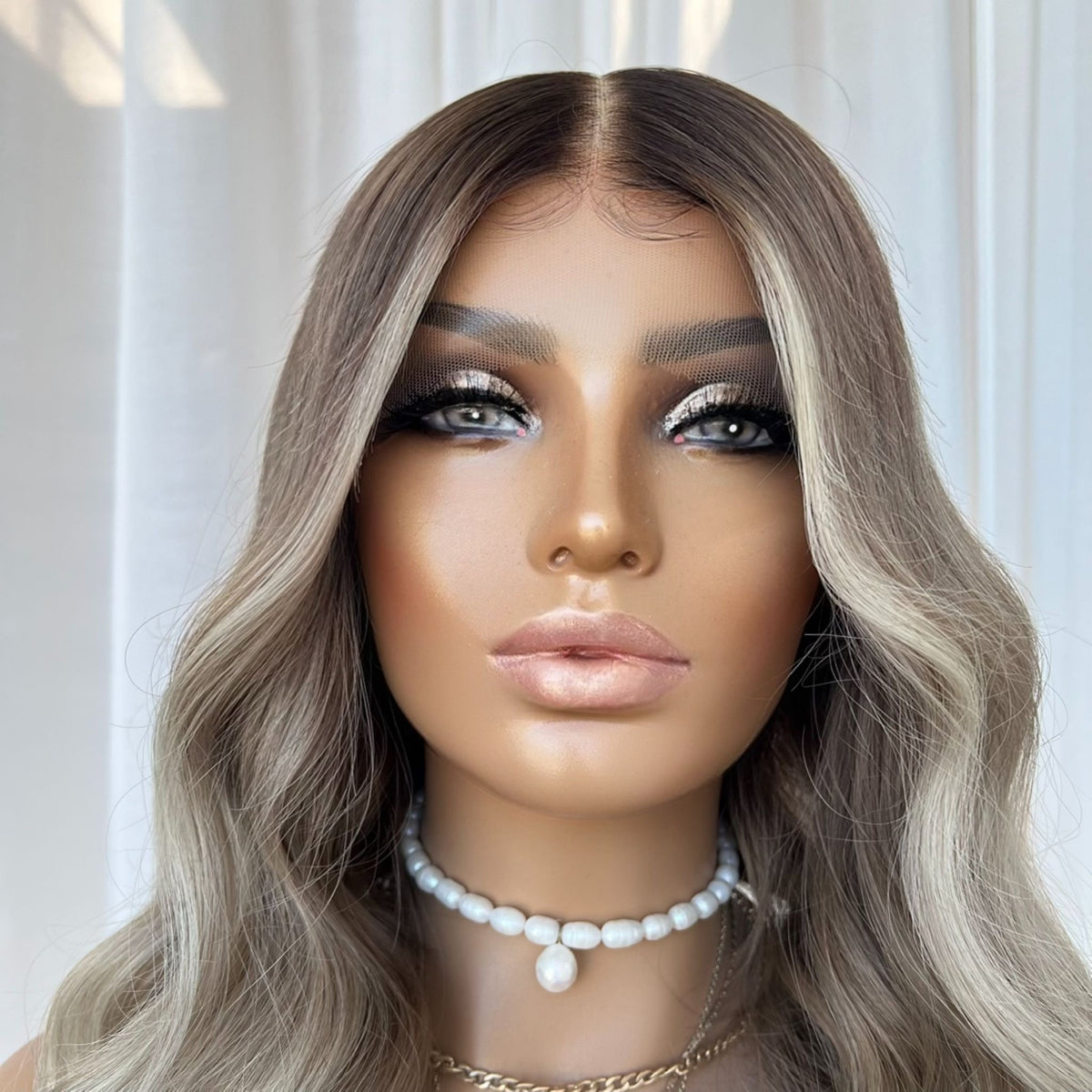 ELLE PLATINUM | HD FULL LACE STRETCH CAP | S-M