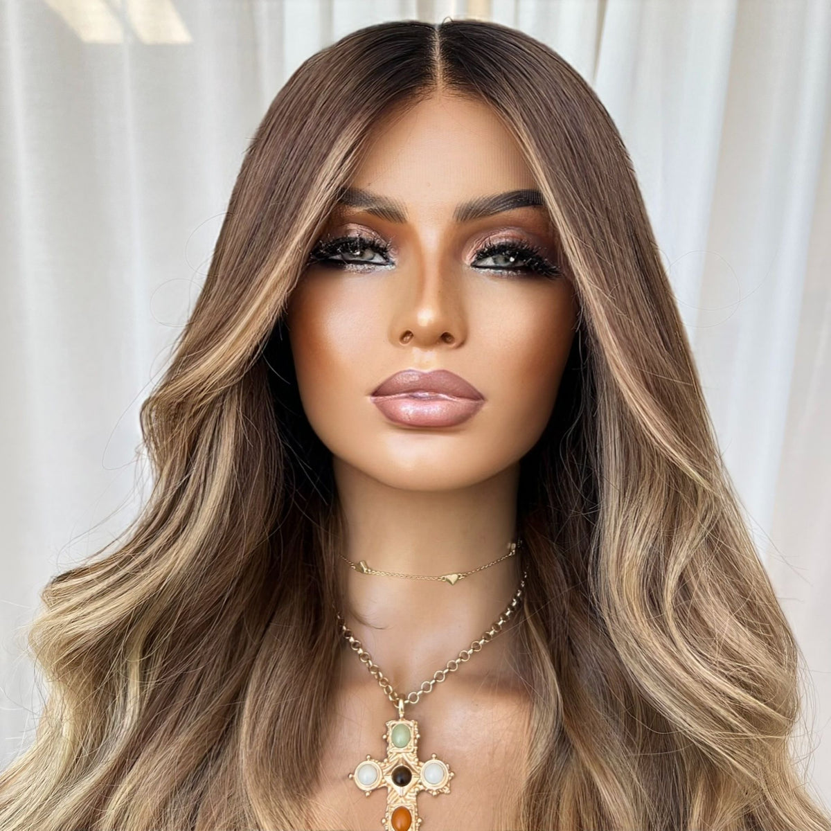 KING KYLIE GOLD | HD FULL LACE STRETCH CAP | XS-S