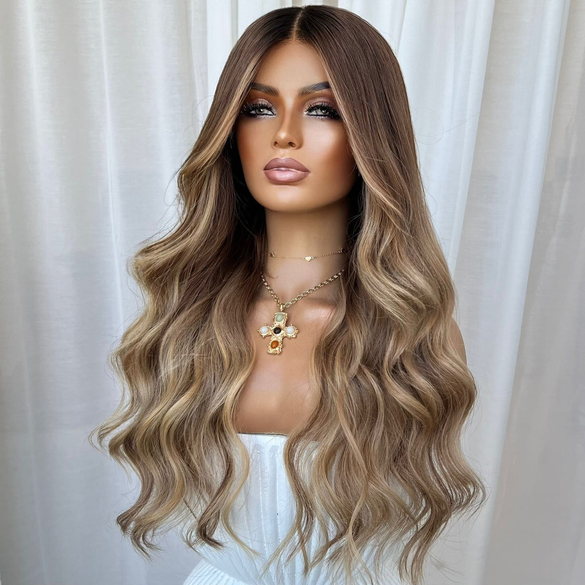 KING KYLIE GOLD | HD FULL LACE STRETCH CAP | XS-S