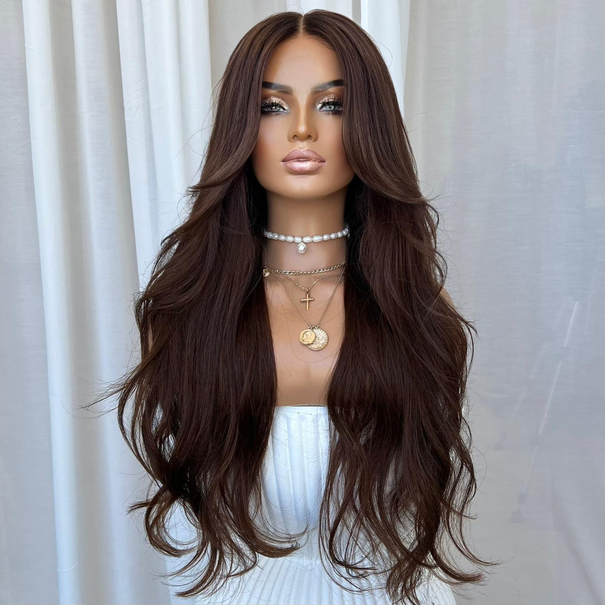 MADISON BROWN | HD FULL LACE STRETCH CAP | X-S