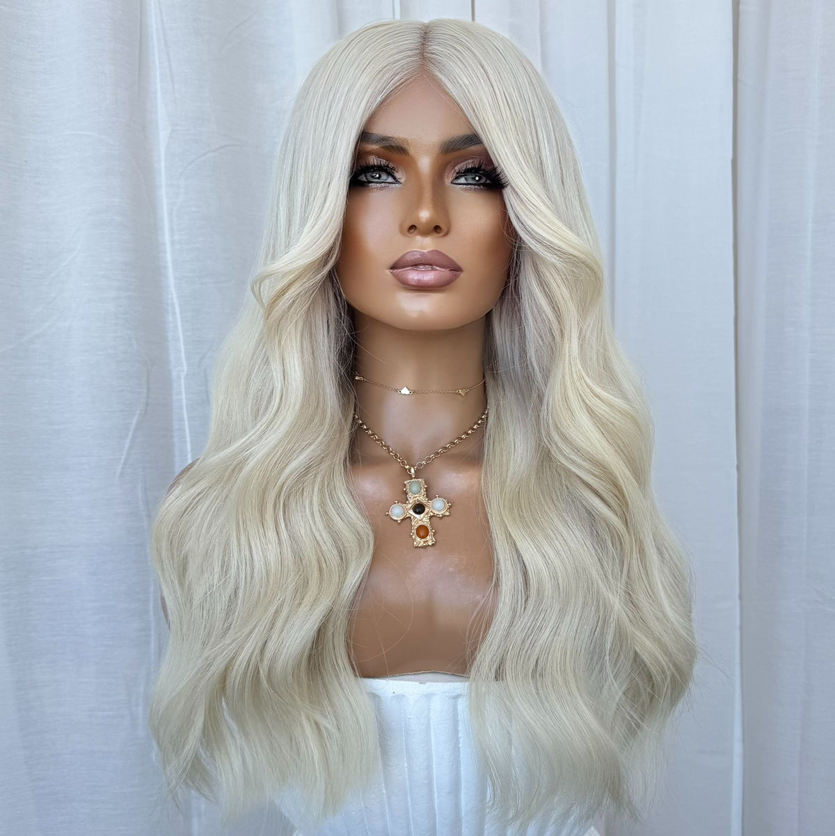 KING KYLIE PLATINUM | FULL LACE STRETCH CAP | MADE TO ORDER