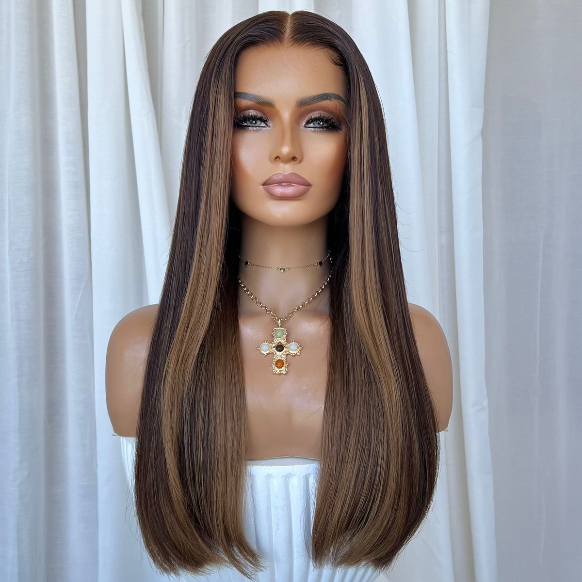 ADRIANA | HD FULL LACE STRETCH CAP | M-L