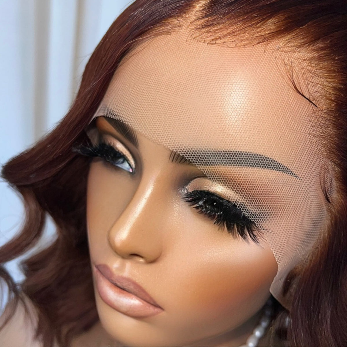 ROSAY | FULL LACE STRETCH CAP | M-L | MADE TO ORDER