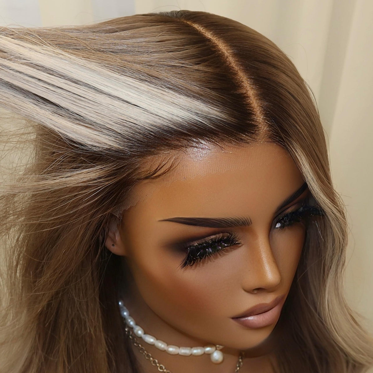 ELLE PLATINUM | HD FULL LACE STRETCH CAP