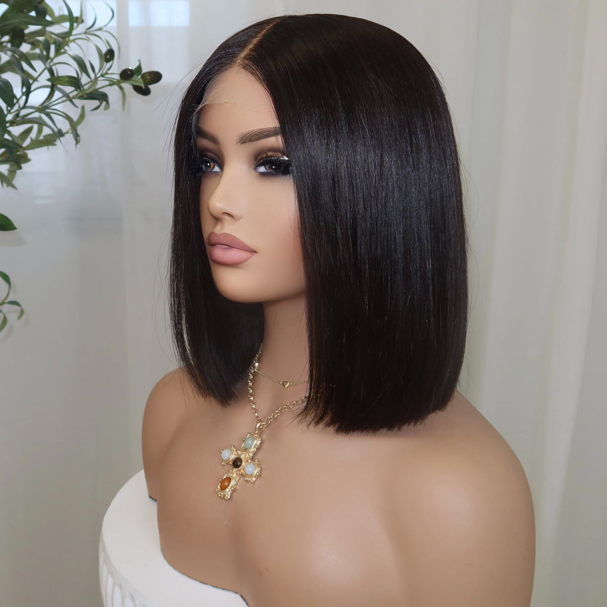 KIM BOB | HD FULL LACE STRETCH CAP | M-L