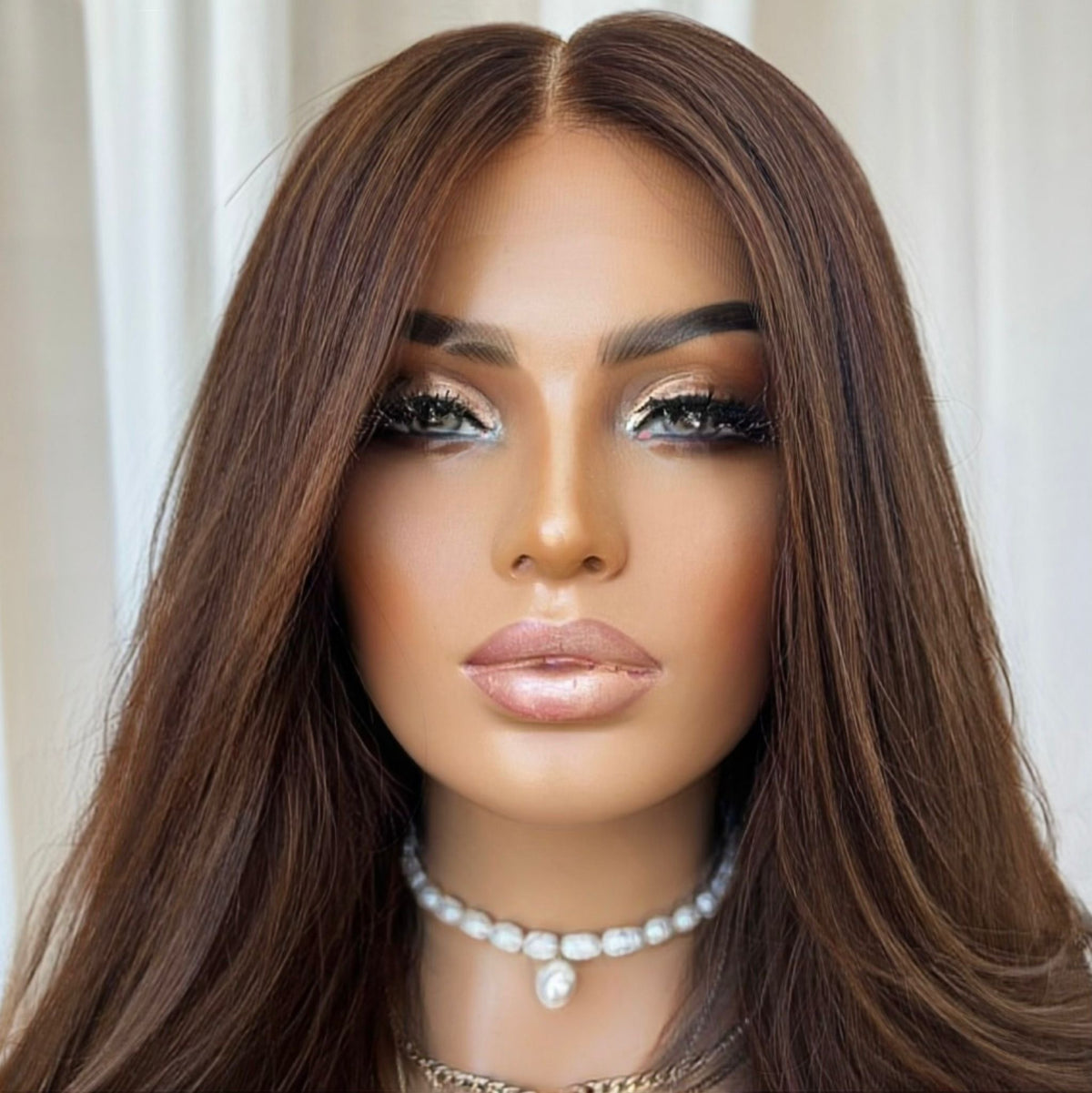 MADISON BROWN | HD FULL LACE STRETCH CAP | S-M