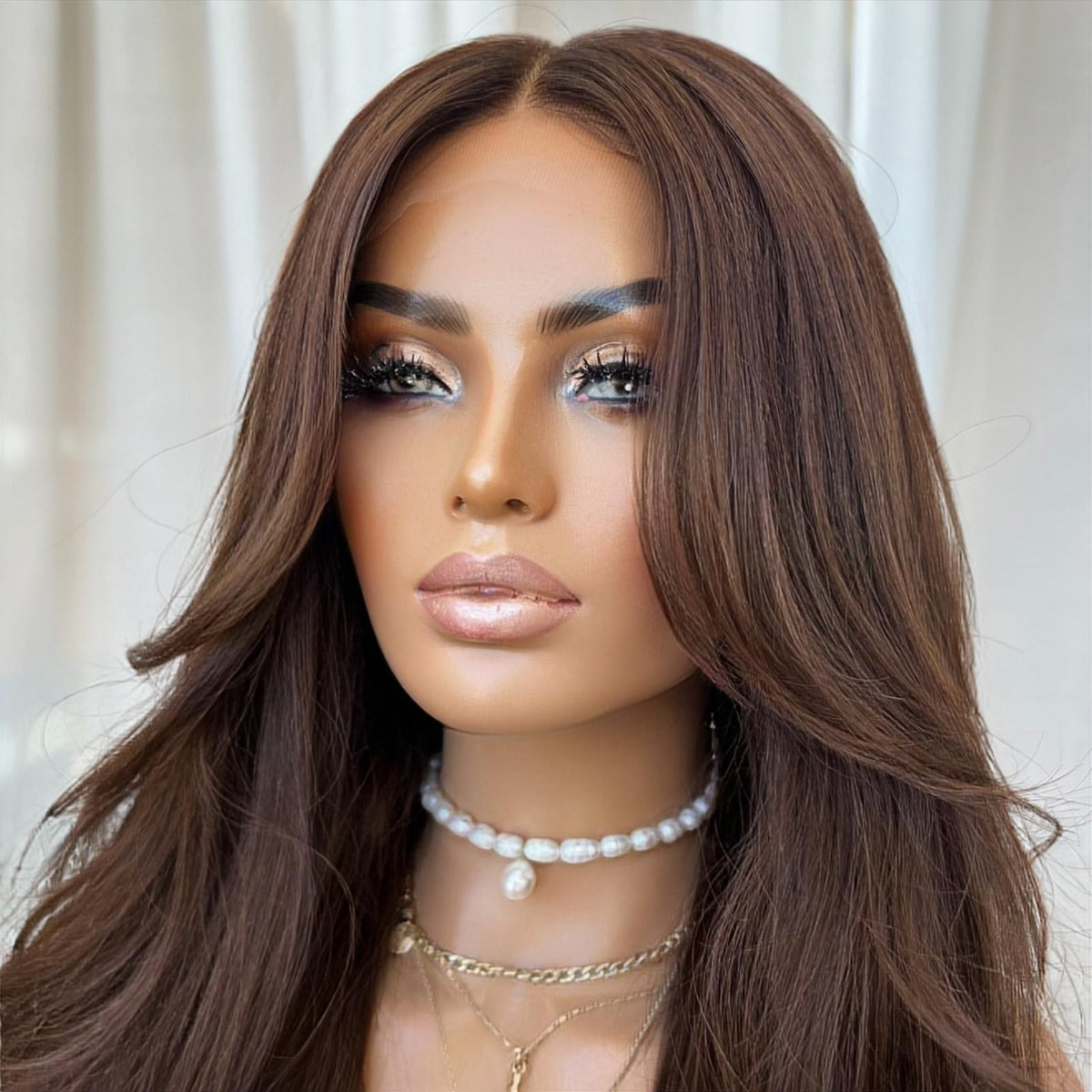 MADISON BROWN | HD FULL LACE STRETCH CAP | X-S