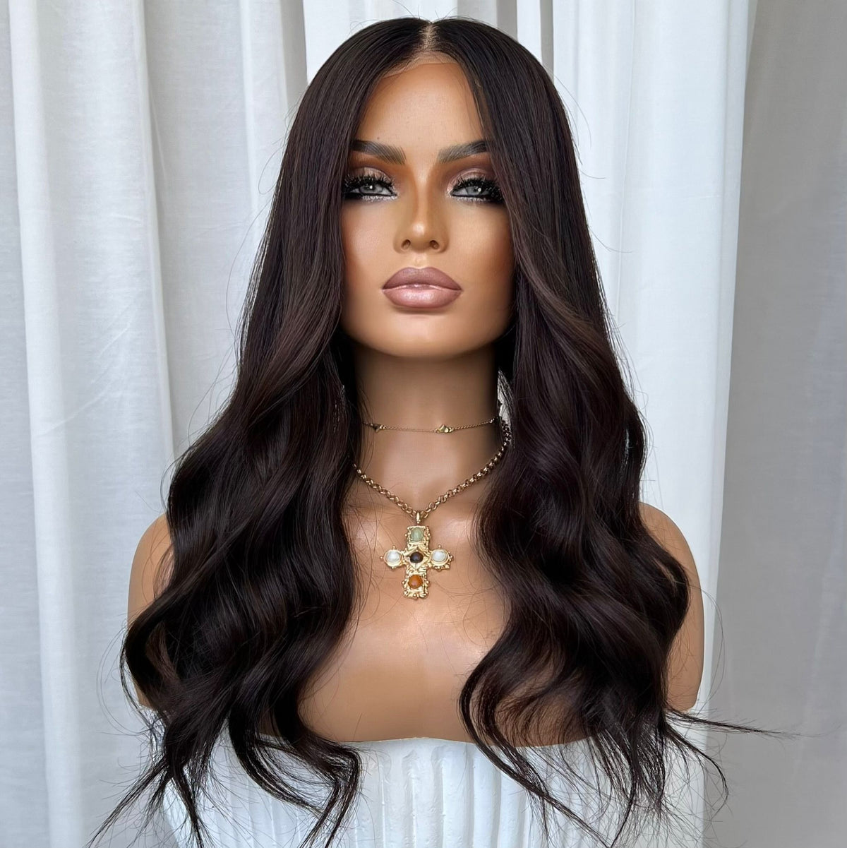 KING KYLIE DARK BROWN | HD TOPPER | CUSTOM MADE