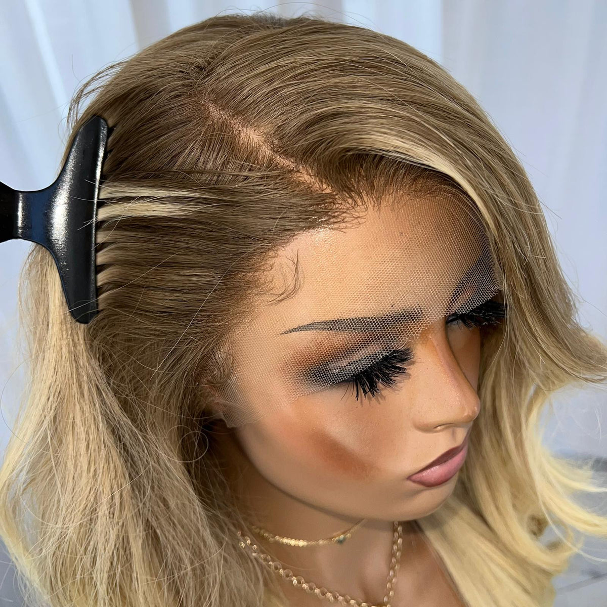 CARDI BLONDE | HD FULL LACE STRETCH CAP | S-M