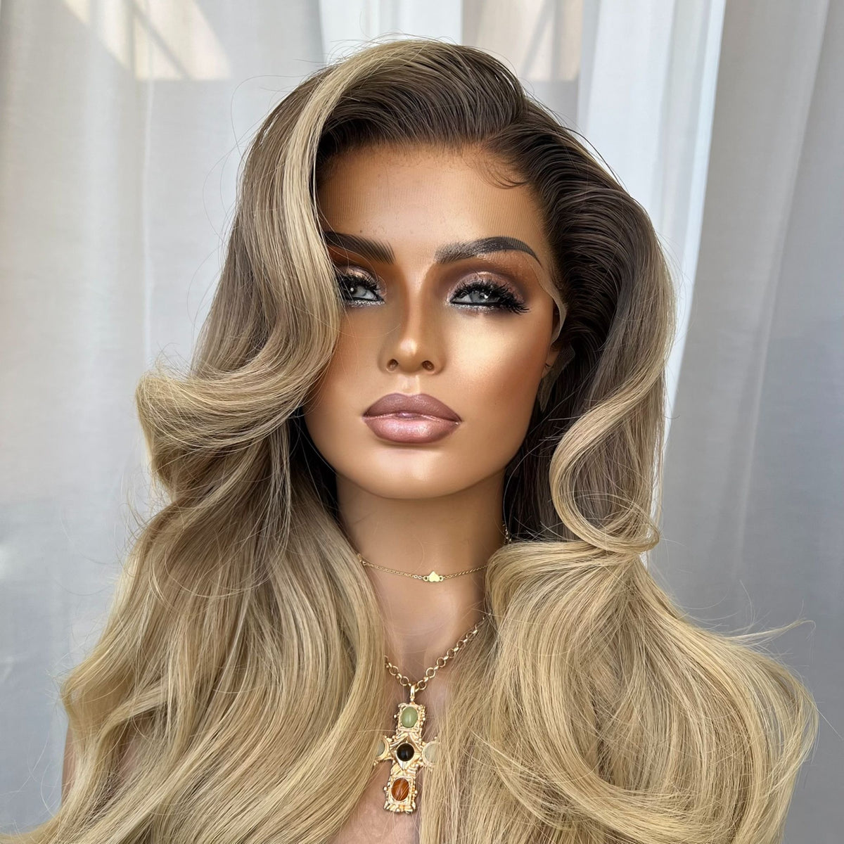 ALINA | HD FULL LACE STRETCH CAP | S-M