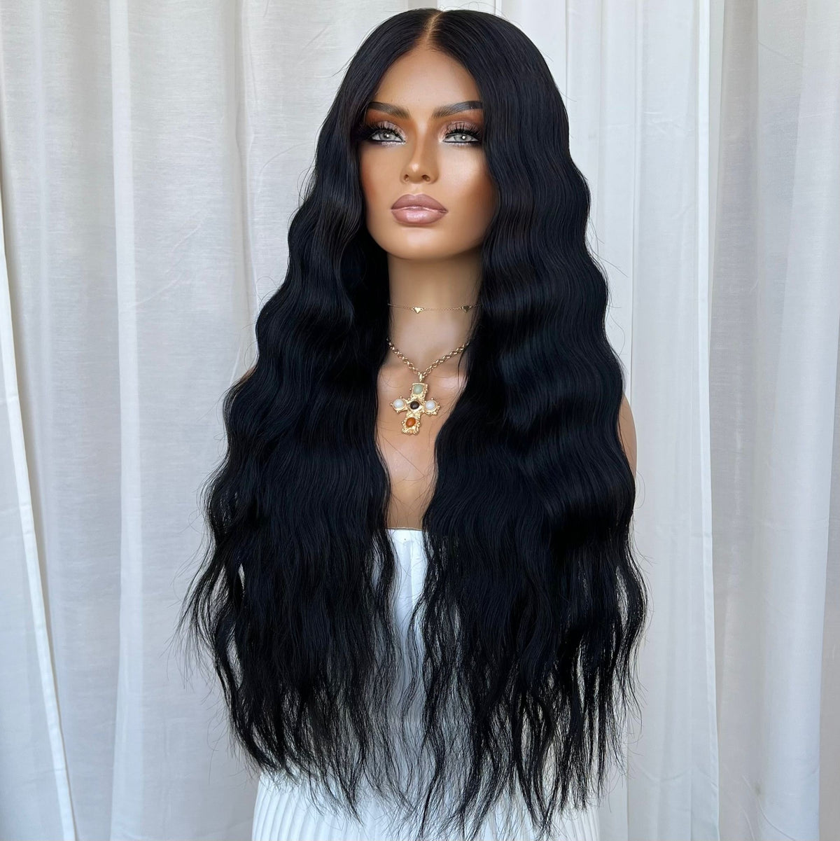 KING KYLIE BLACK | HD FULL LACE STRETCH CAP | M-L