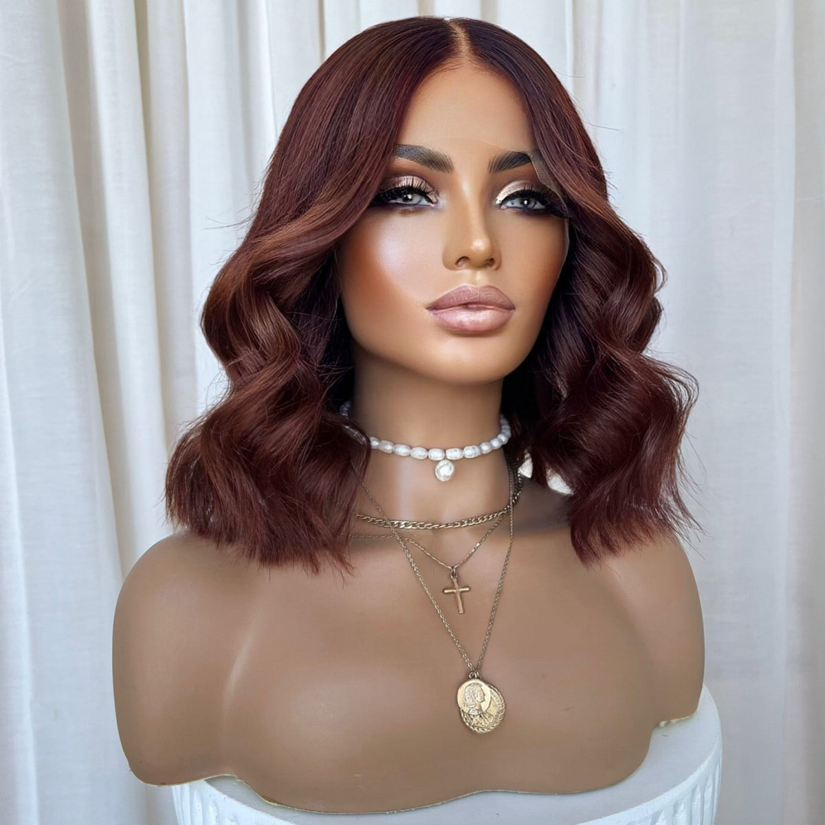 ROSAY | FULL LACE STRETCH CAP | M-L | MADE TO ORDER