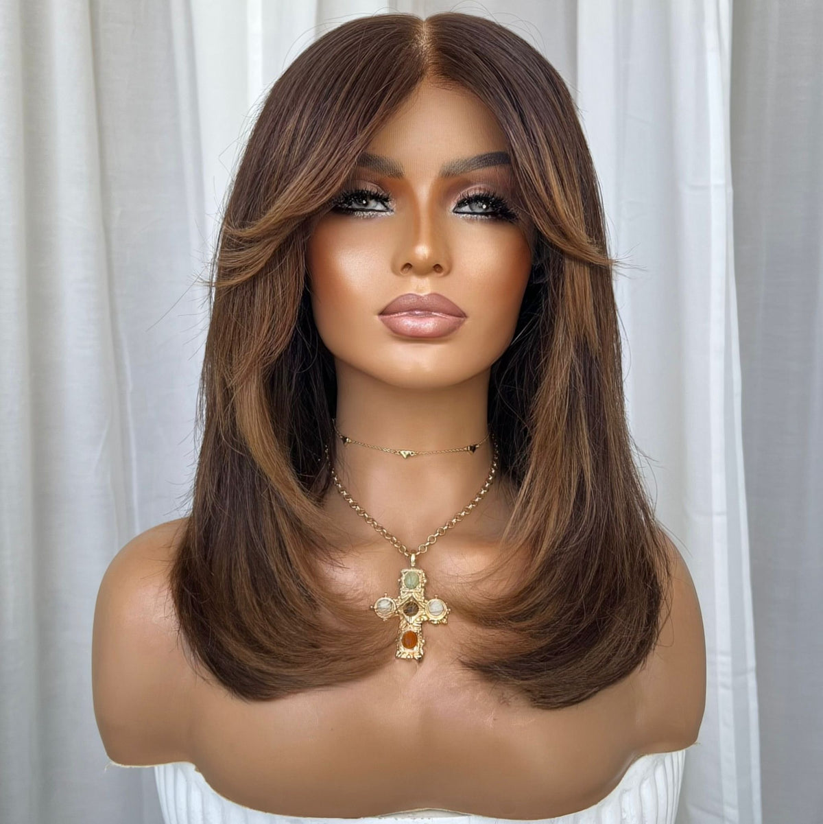 ADRIANA | HD FULL LACE STRETCH CAP | M-L