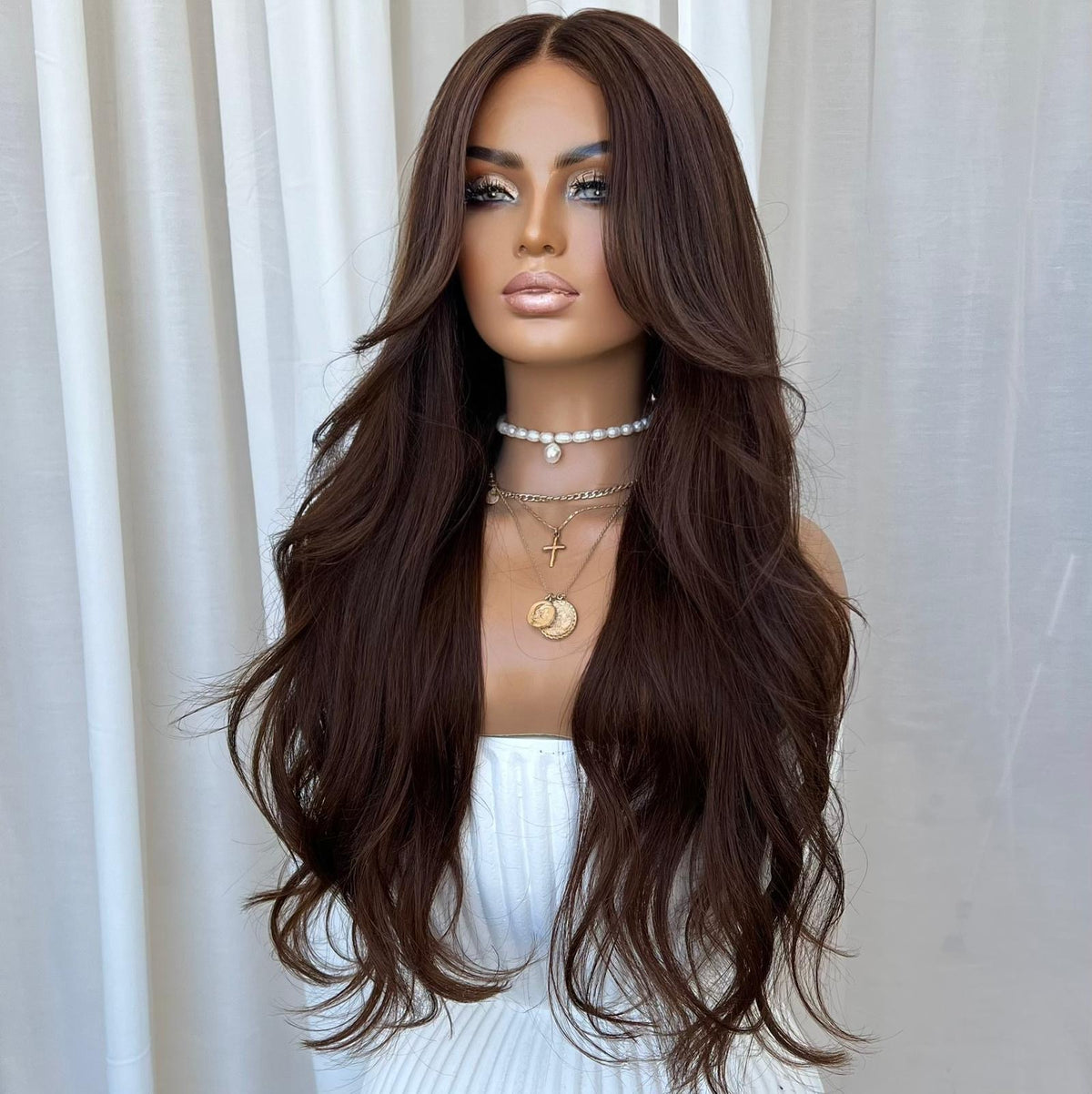 MADISON BROWN | HD FULL LACE STRETCH CAP | X-S