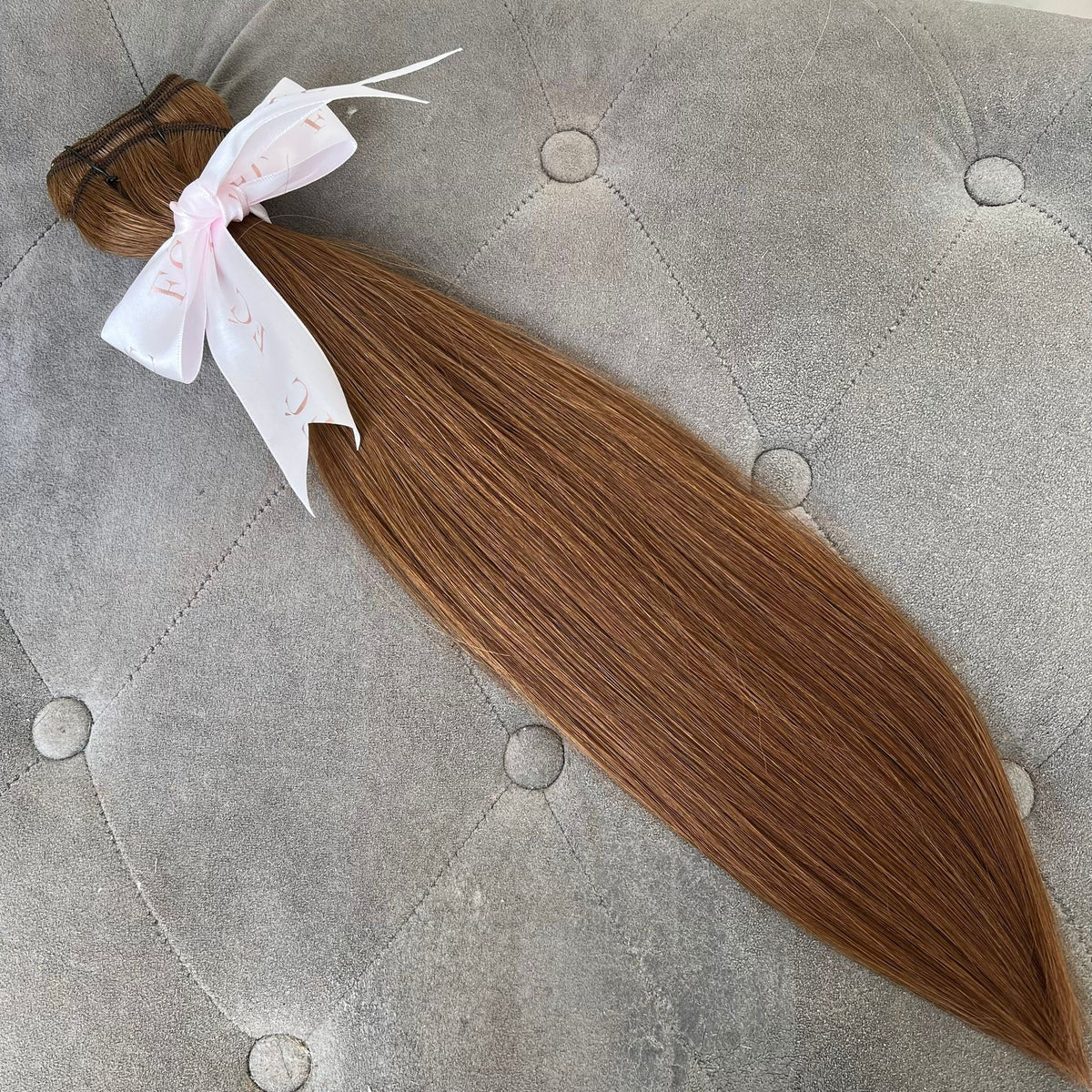 CHESTNUT BROWN | WEFT | 16 INCHES | CUSTOM MADE