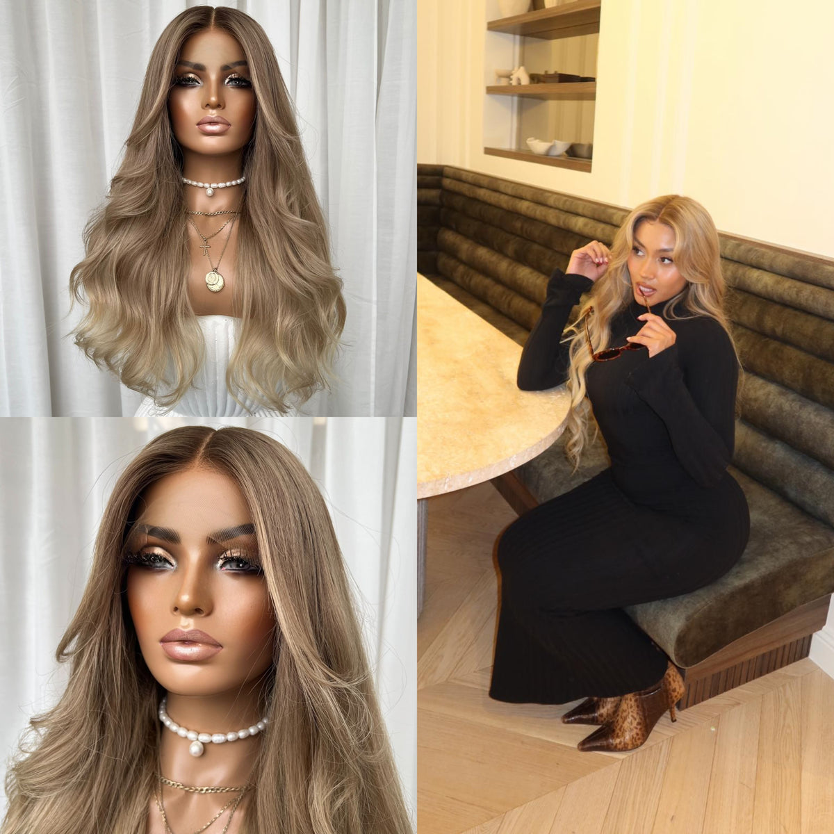 LONDON | HD FULL LACE STRETCH CAP | S-M