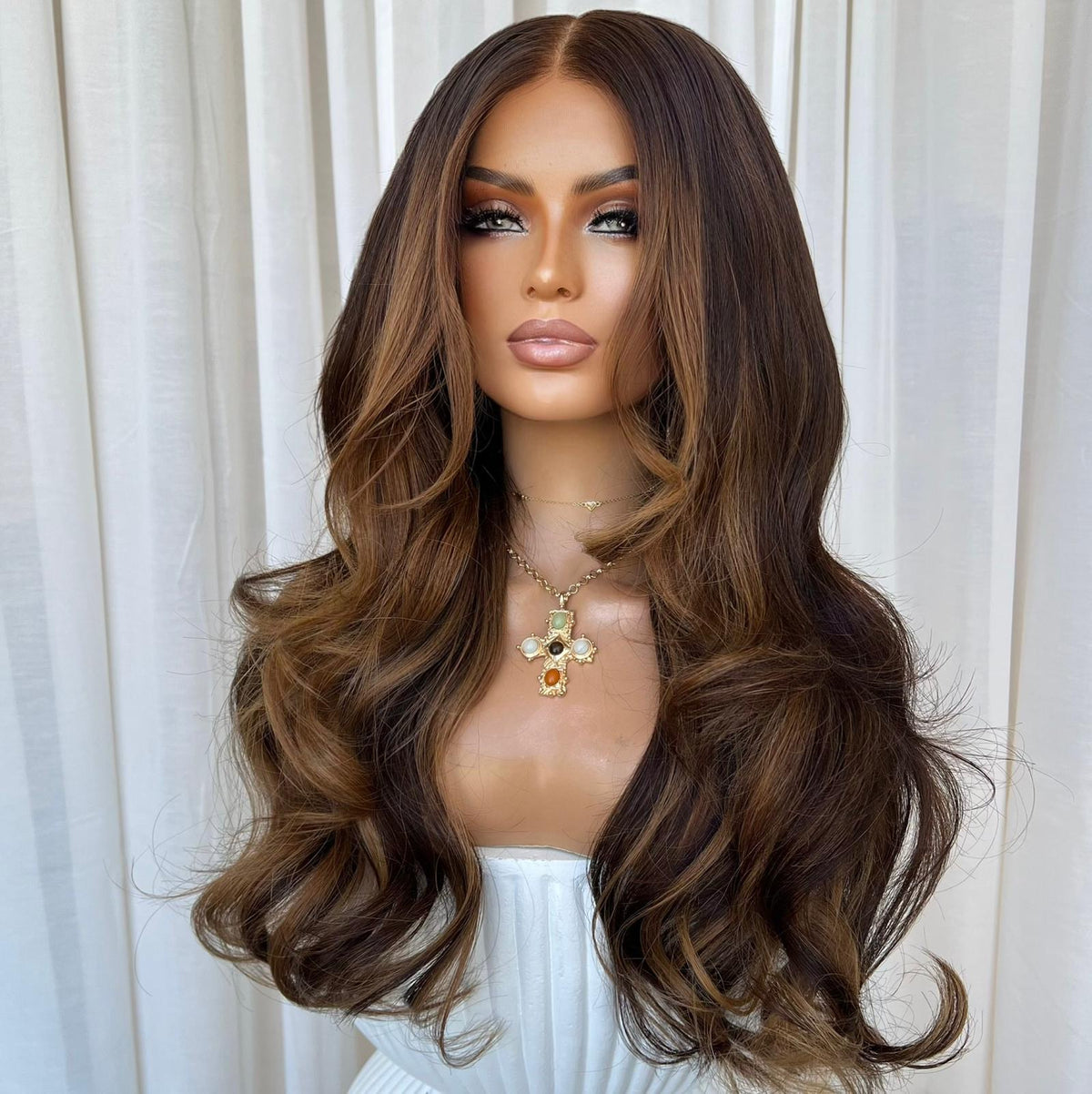 ADRIANA | HD FULL LACE STRETCH CAP | S-M