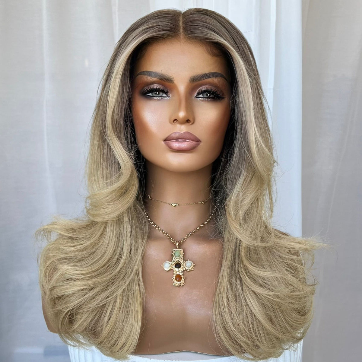 ALINA | HD FULL LACE STRETCH CAP | S-M