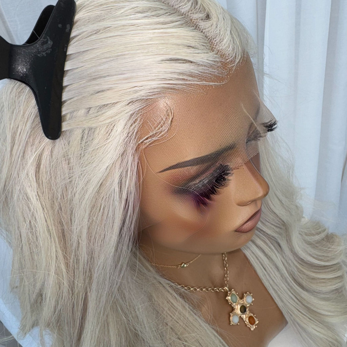 KING KYLIE PLATINUM | HD FULL LACE STRETCH CAP | XS-S | MADE TO ORDER