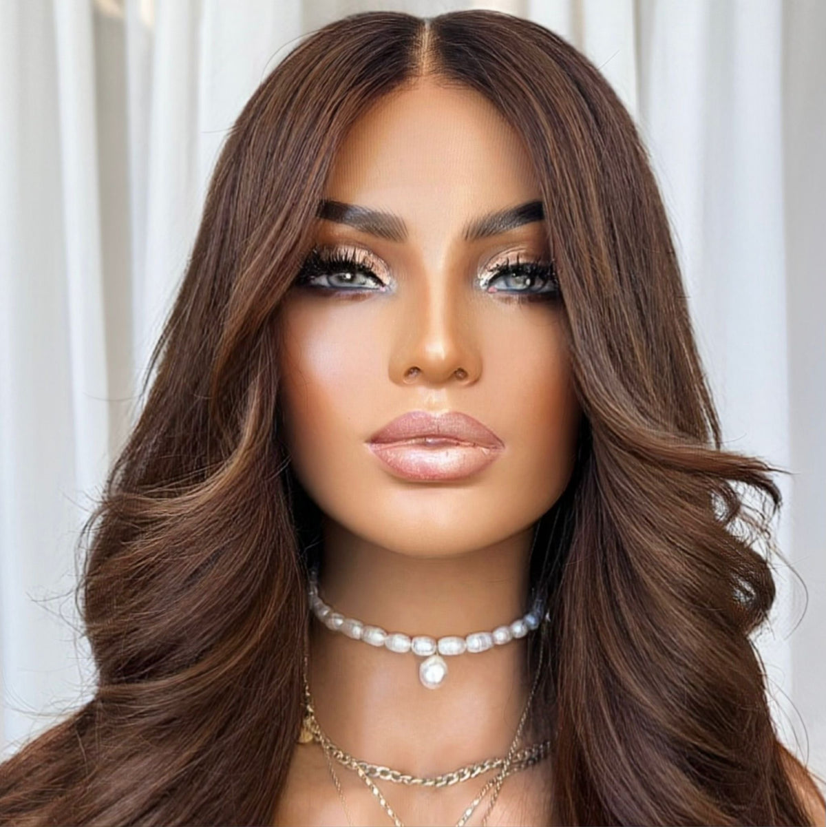 MADISON BROWN | HD FULL LACE STRETCH CAP | S-M