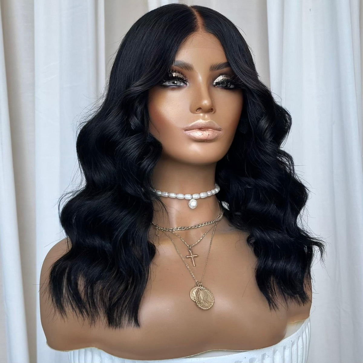 KING KYLIE BLACK | FULL LACE STRETCH CAP