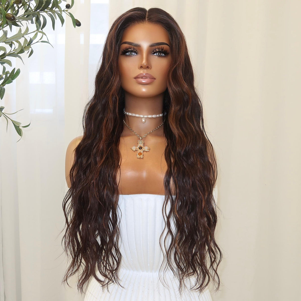 MALIA WAVY | HD FULL LACE STRETCH CAP | XS-S