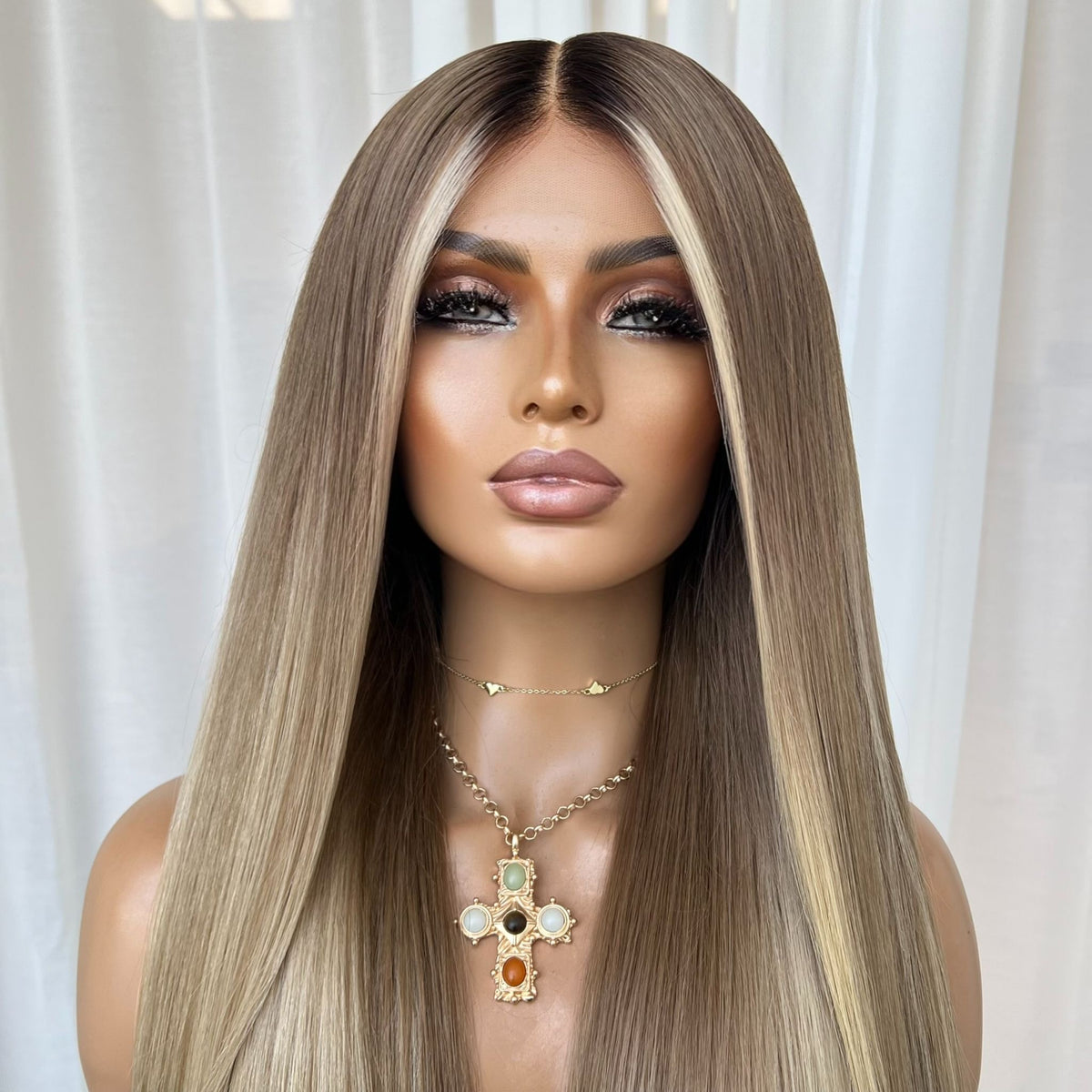 ELISE | FULL LACE STRETCH CAP | M-L