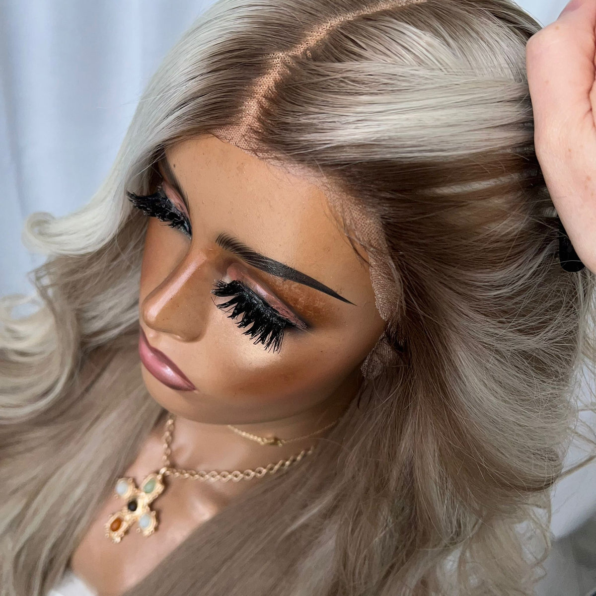 STEFANIA | FULL LACE STRETCH CAP | S-M