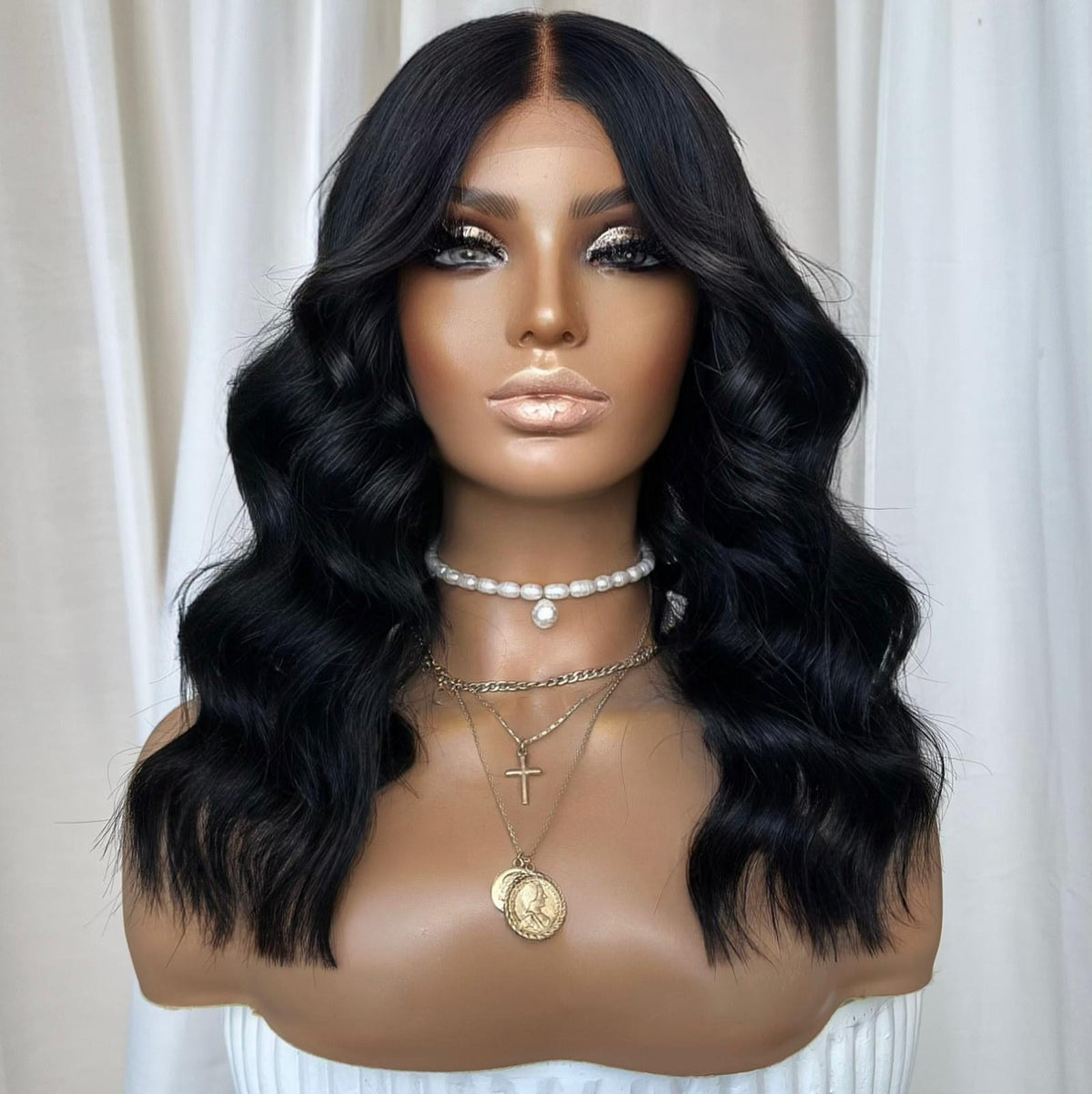KING KYLIE BLACK | FULL LACE STRETCH CAP