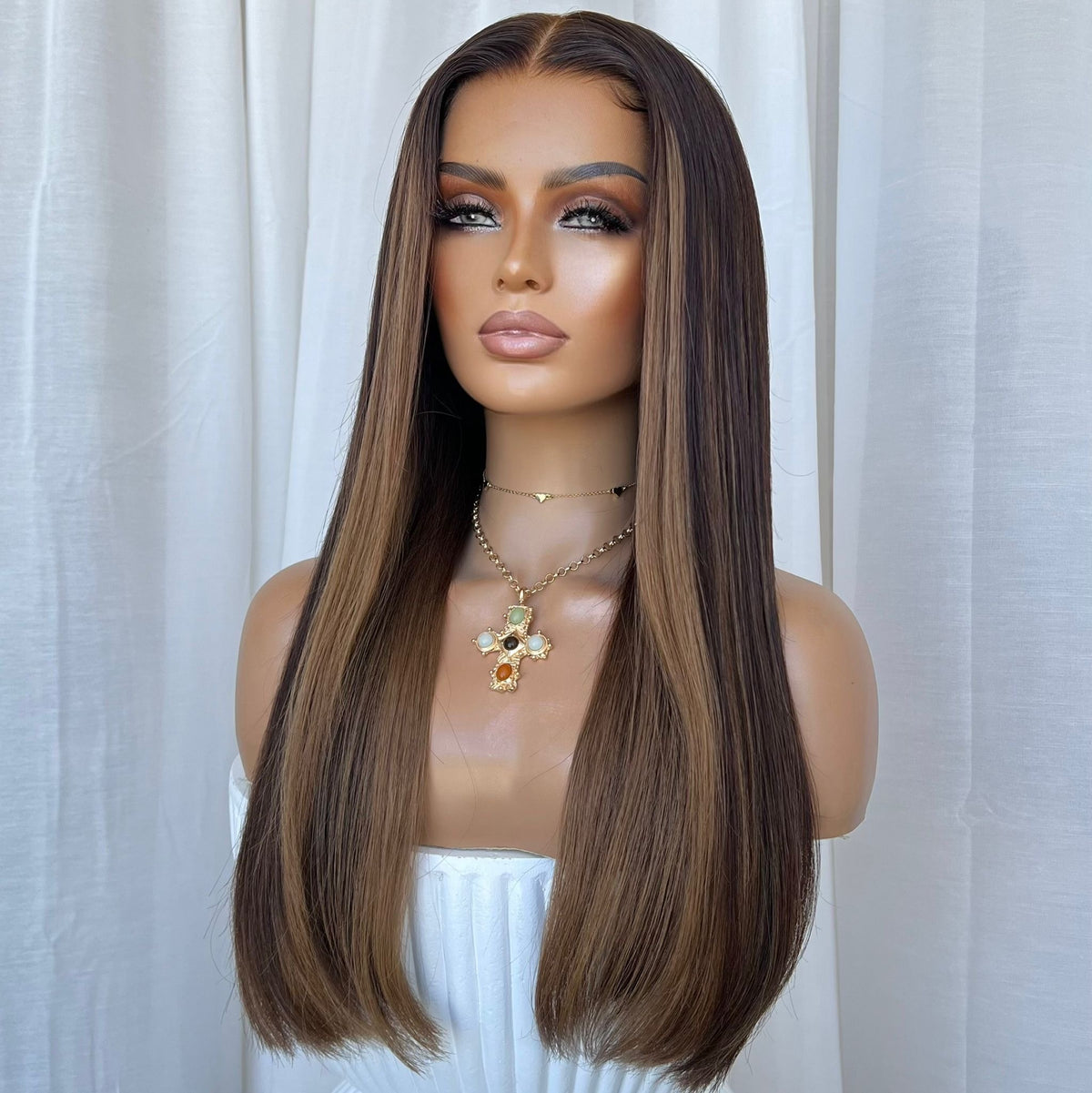 ADRIANA | HD FULL LACE STRETCH CAP | M-L