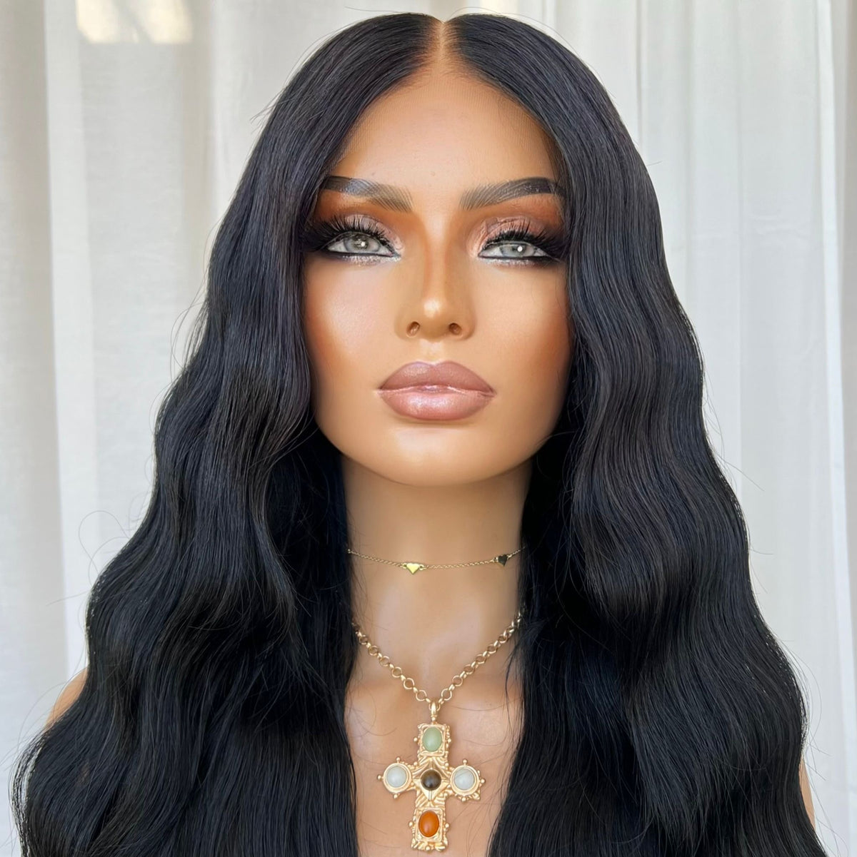 KING KYLIE BLACK | HD FULL LACE STRETCH CAP | M-L