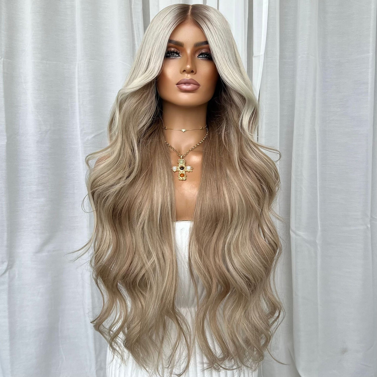 STEFANIA | FULL LACE STRETCH CAP | S-M